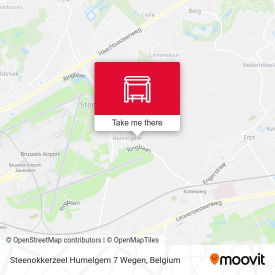 Steenokkerzeel Humelgem 7 Wegen map