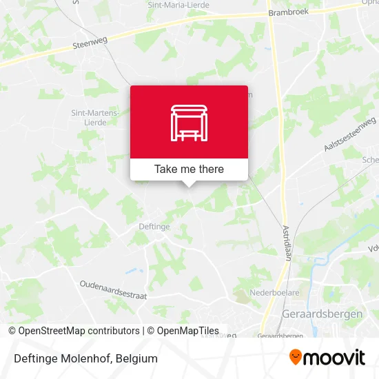 Deftinge Molenhof map
