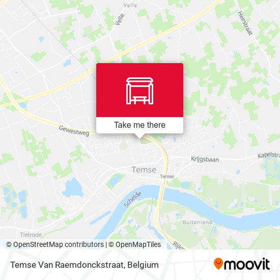 Temse Van Raemdonckstraat plan