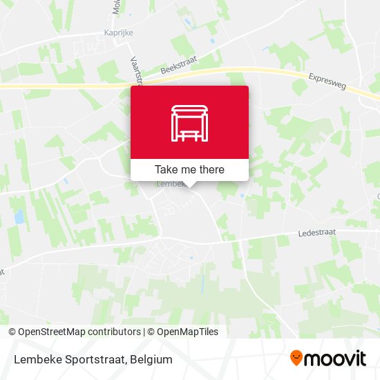 Lembeke Sportstraat map