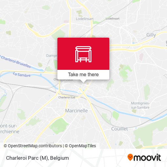 Charleroi Parc (M) map