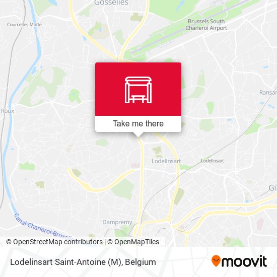 Lodelinsart Saint-Antoine (M) plan