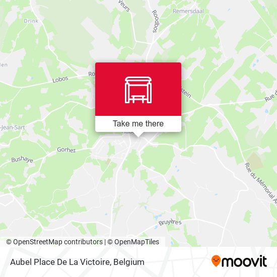 Aubel Place De La Victoire plan
