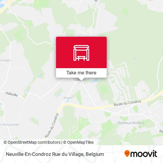 Neuville-En-Condroz Rue du Village map