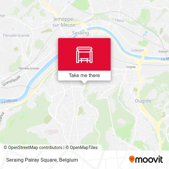 Seraing Pairay Square map