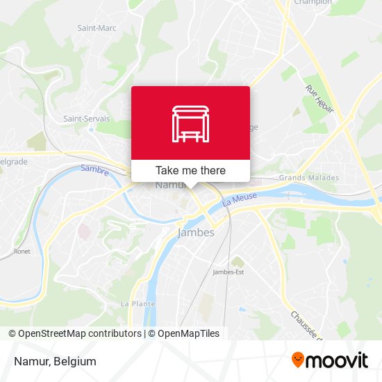 Namur map