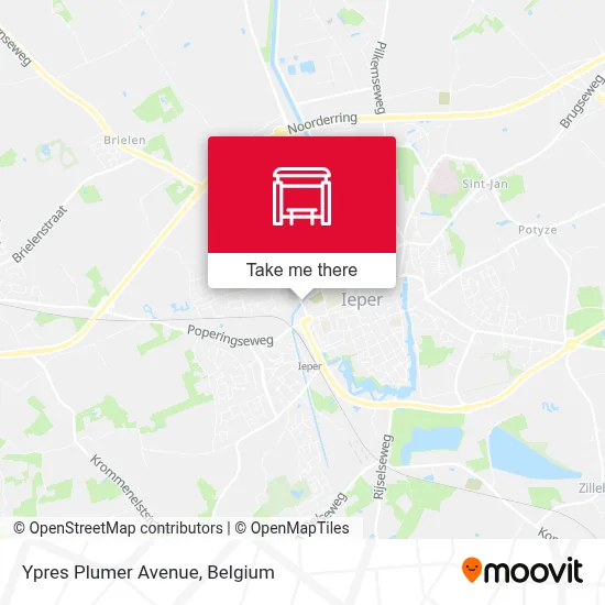 Ypres Plumer Avenue map