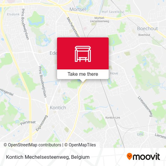 Kontich Mechelsesteenweg plan