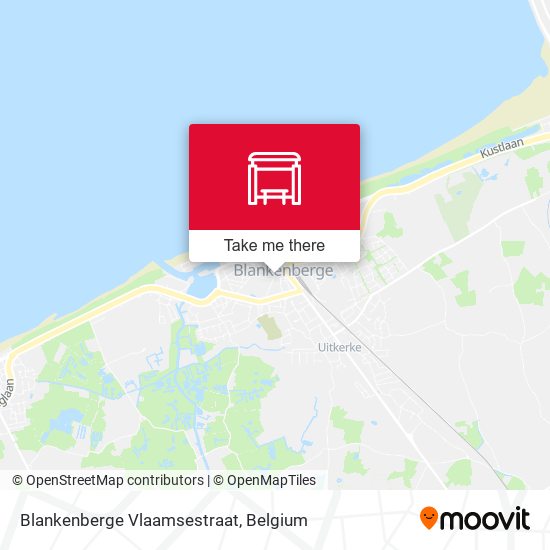 Blankenberge Vlaamsestraat plan