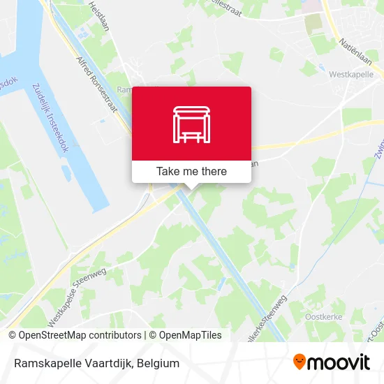 Ramskapelle Canal Embankment map