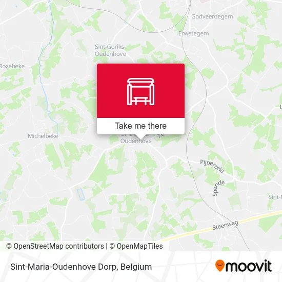 Sint-Maria-Oudenhove Dorp map
