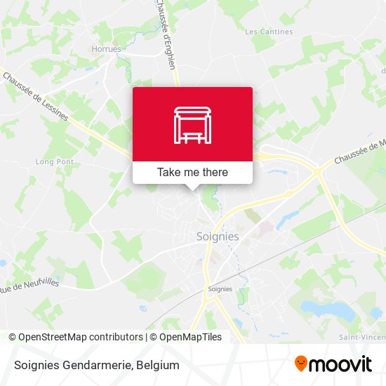 Soignies Gendarmerie plan