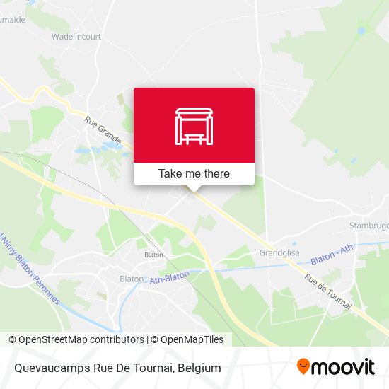 Quevaucamps Rue De Tournai map