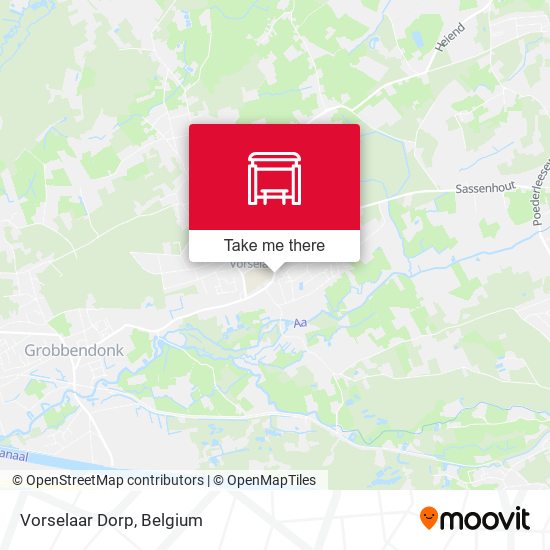 Vorselaar Dorp map