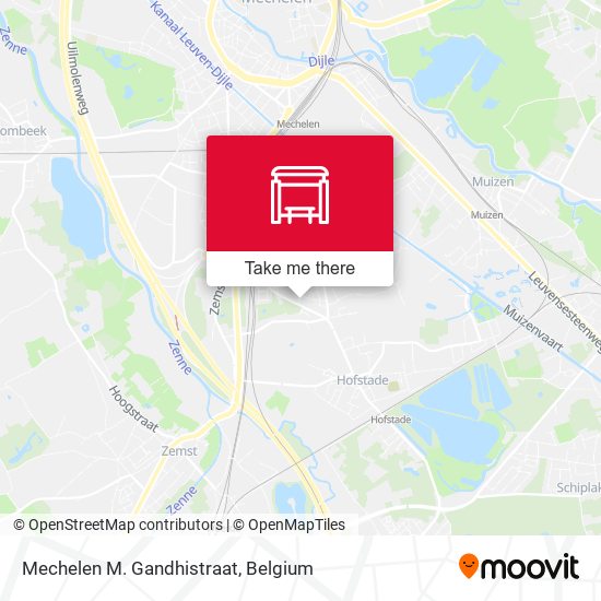 Mechelen M. Gandhistraat plan