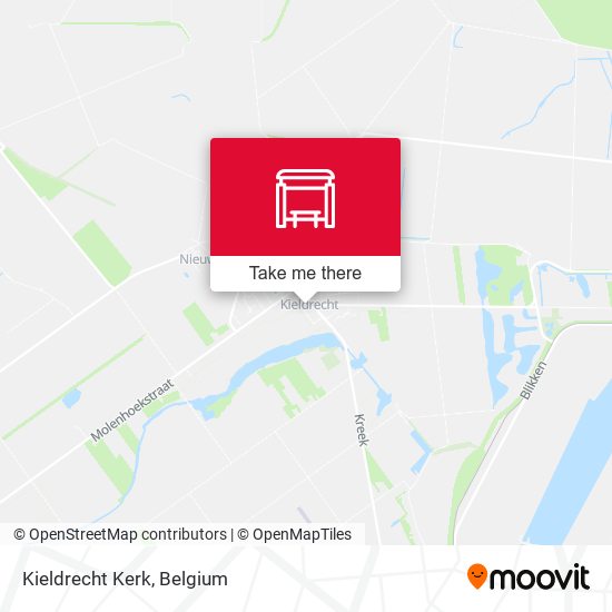 Kieldrecht Kerk map