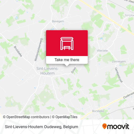Sint-Lievens-Houtem Oudeweg map