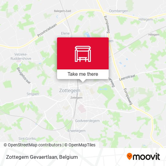 Zottegem Gevaertlaan plan