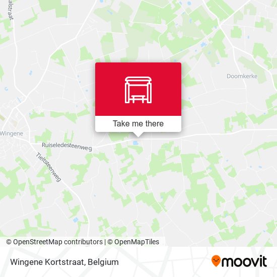 Wingene Kortstraat map