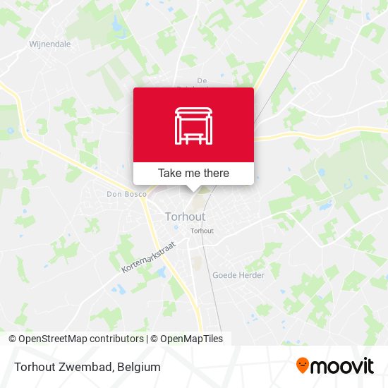 Torhout Zwembad map