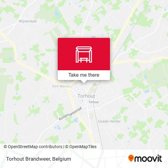 Torhout Brandweer map