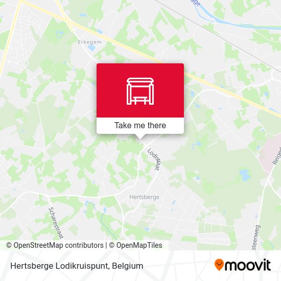 Hertsberge Lodikruispunt plan