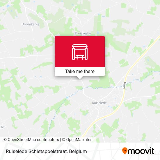 Ruiselede Schietspoelstraat map