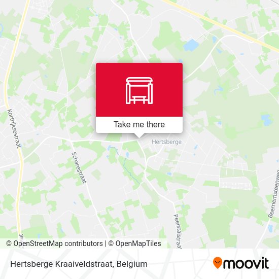 Hertsberge Kraaiveldstraat map