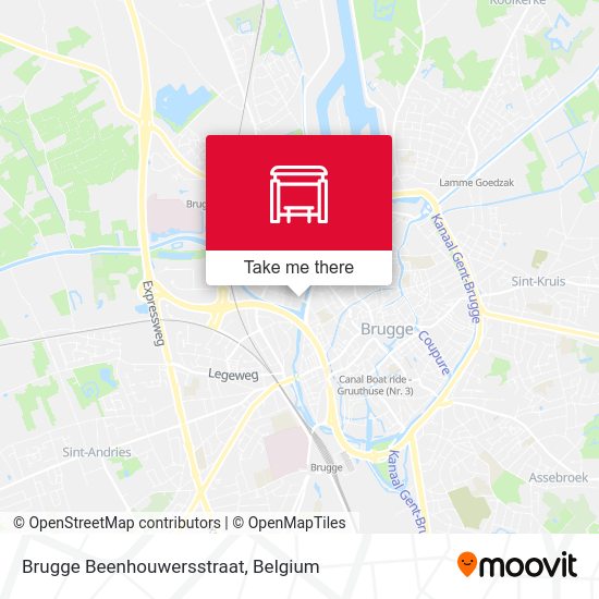 Brugge Beenhouwersstraat plan
