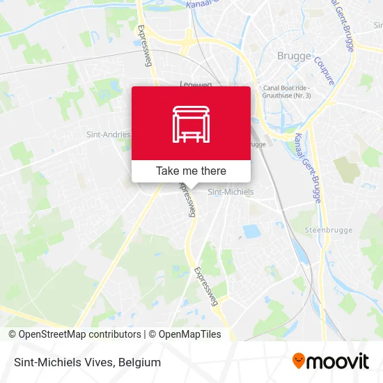 Sint-Michiels Vives map