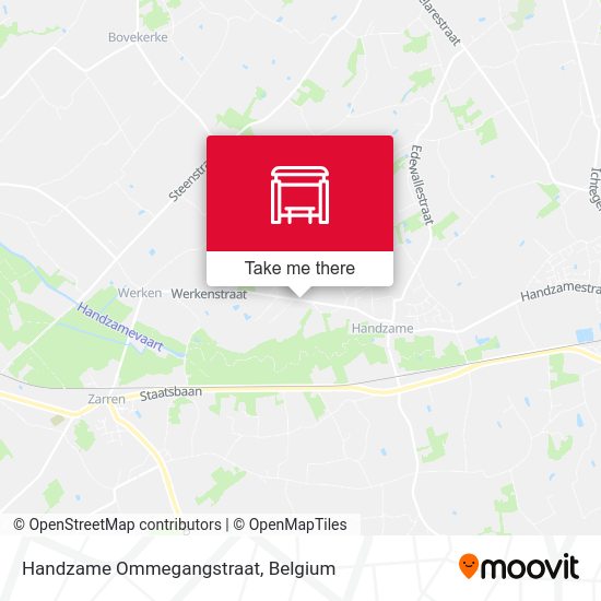 Handzame Ommegangstraat plan