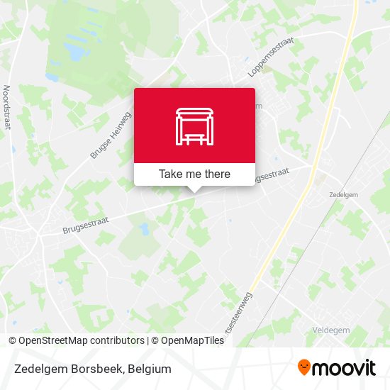 Zedelgem Borsbeek map