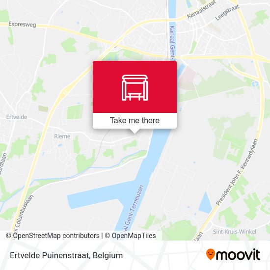 Ertvelde Puinenstraat plan