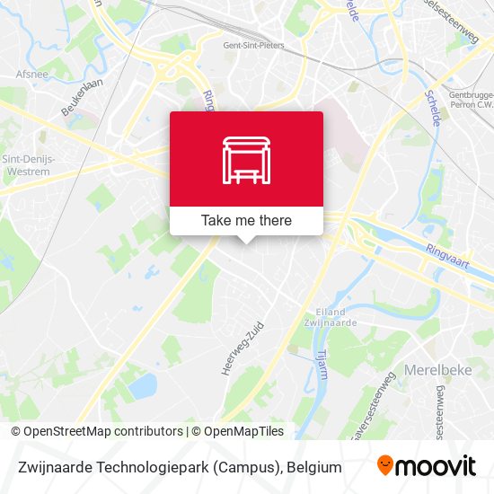 Zwijnaarde Technologiepark (Campus) map