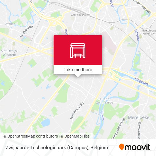 Zwijnaarde Technologiepark (Campus) map