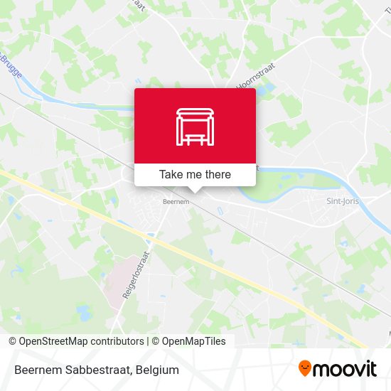 Beernem Sabbestraat map