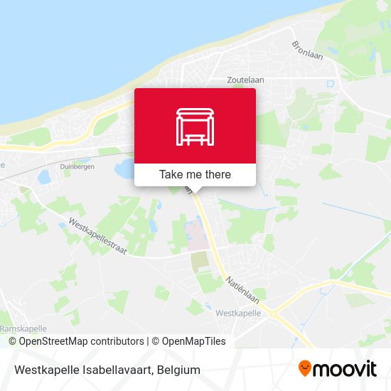 Westkapelle Isabellavaart plan