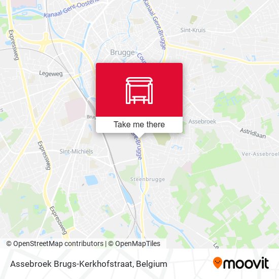 Assebroek Brugs-Kerkhofstraat plan