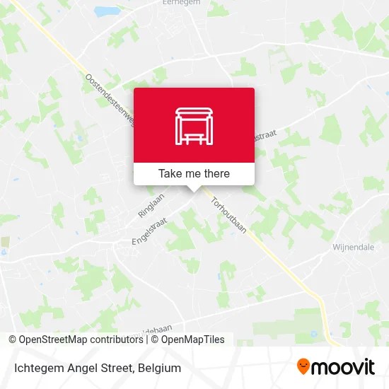 Ichtegem Angel Street map