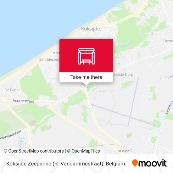 Koksijde Zeepanne (R. Vandammestraat) plan