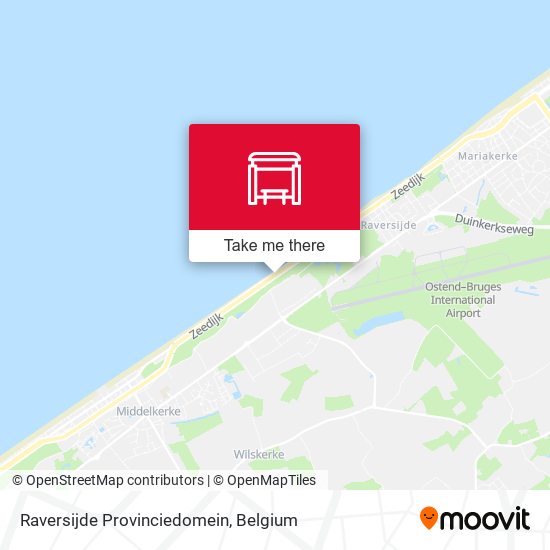 Raversijde Provinciedomein plan