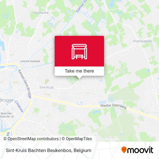 Sint-Kruis Bachten Beukenbos map