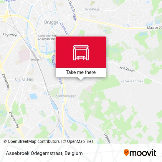 Assebroek Odegemstraat plan