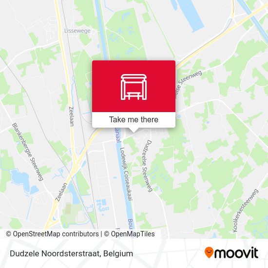 Dudzele Noordsterstraat plan