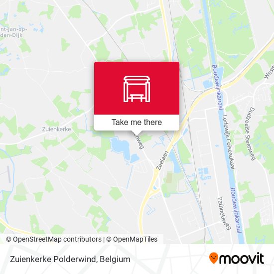 Zuienkerke Polderwind map