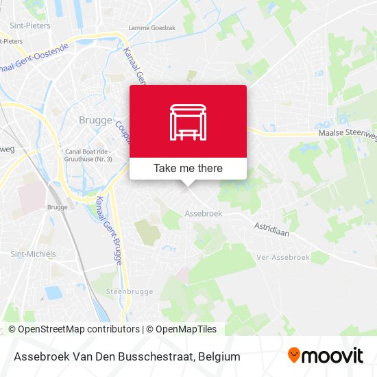 Assebroek Van Den Busschestraat map