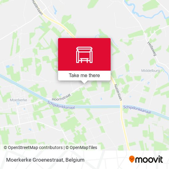 Moerkerke Groenestraat map