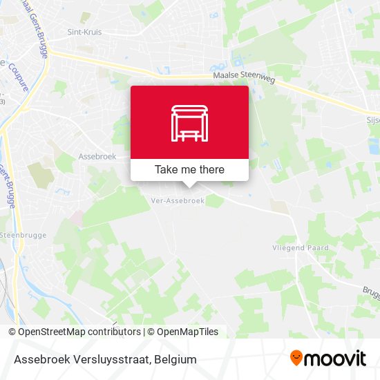 Assebroek Versluysstraat map