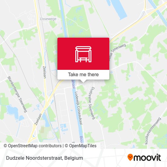 Dudzele Noordsterstraat map