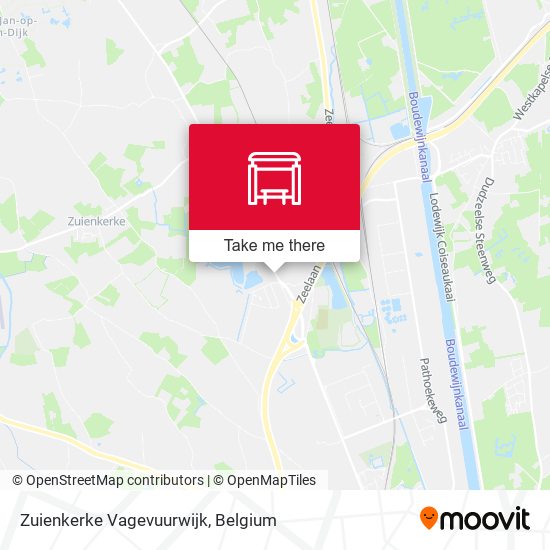 Zuienkerke Vagevuurwijk map